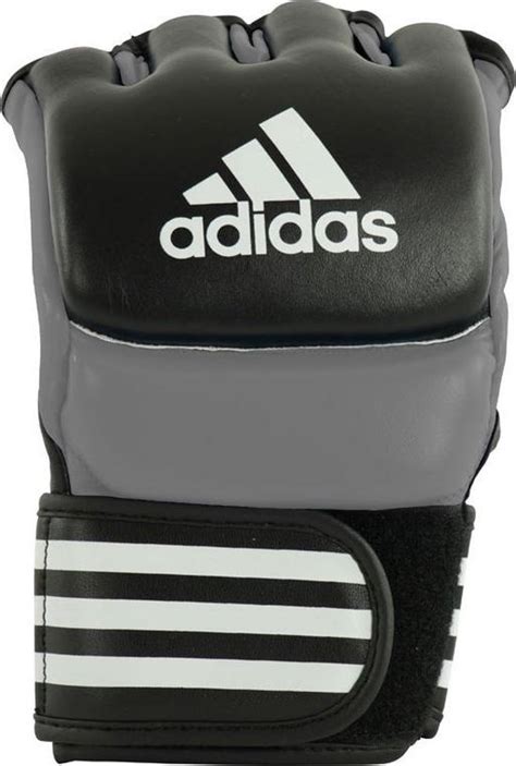 adidas Ultimate MMA Handschoenen Zwart/Zilver Small 